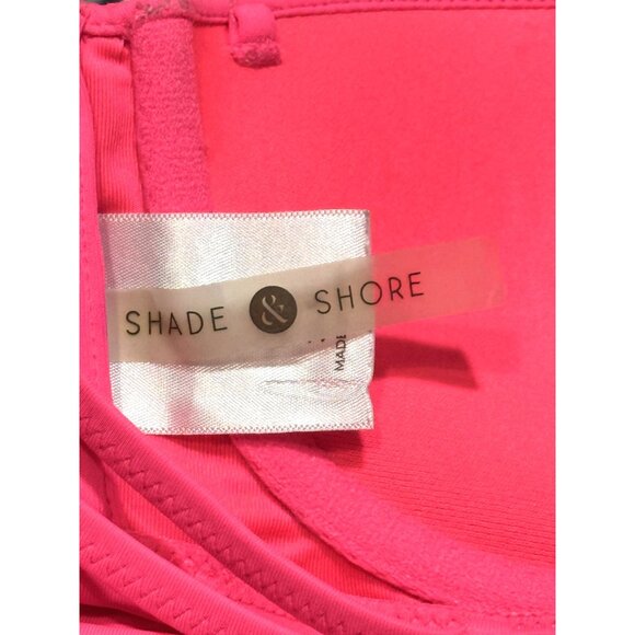 Shade & Shore Pink Strapless Bikini Swimwear Set 34B Nylon/Spandex - Picture 3 of 13